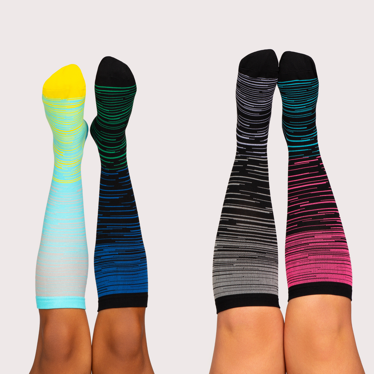 Vsock™ Wide Compression Socks For Pain Relief (Stripes)