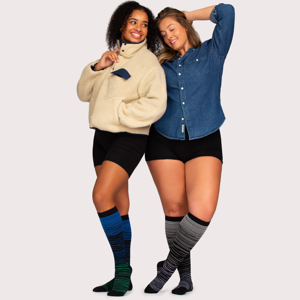 Vsock™ Wide Compression Socks For Pain Relief (Stripes)