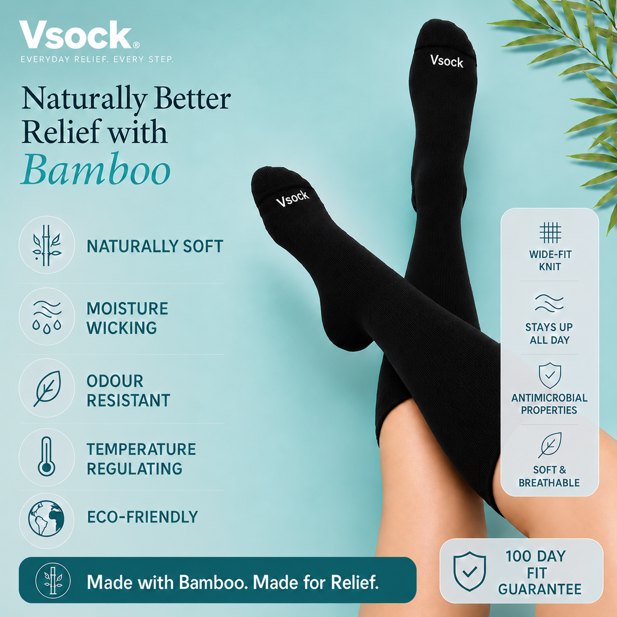 Vsock™ Bamboo Compression Socks