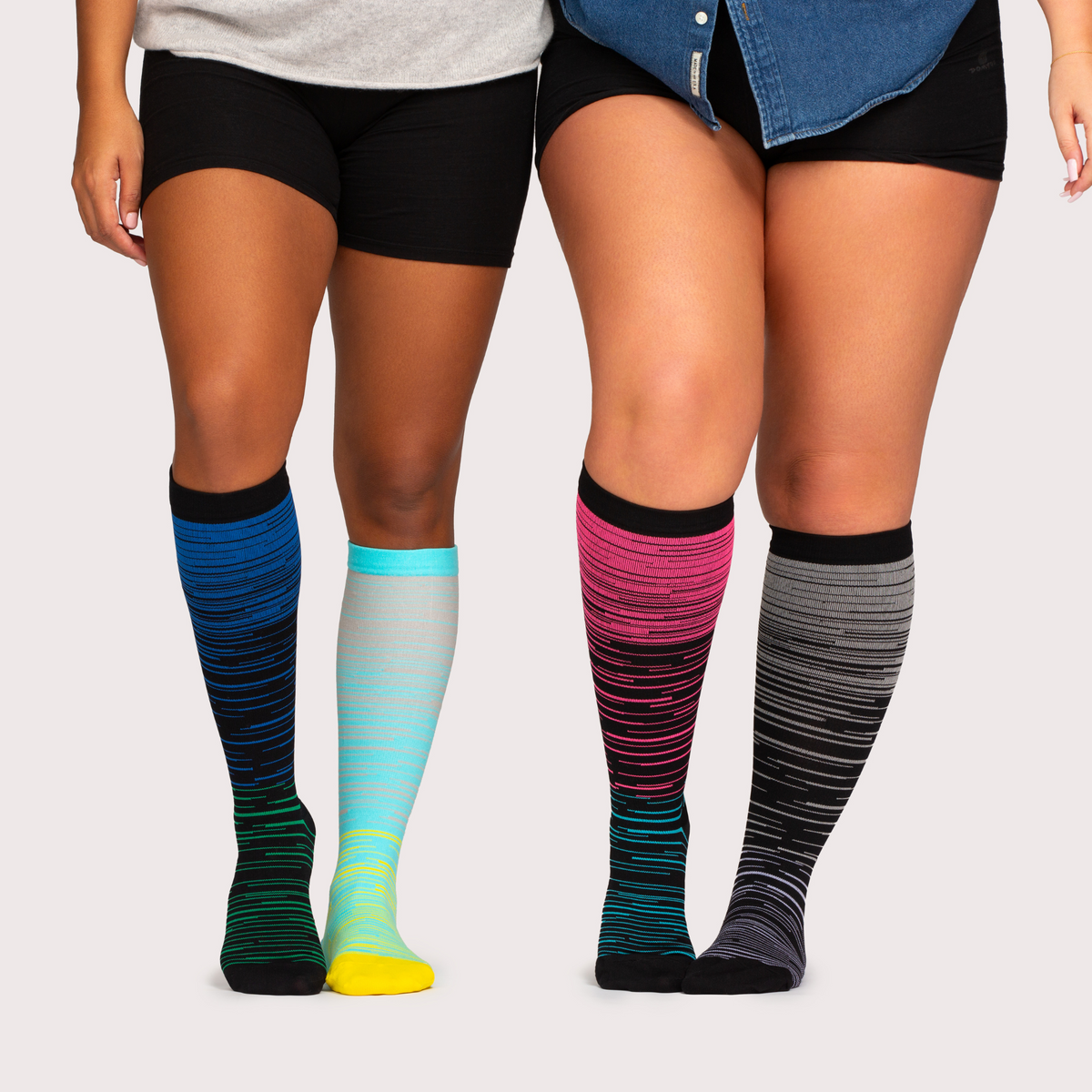 Vsock™ Wide Compression Socks For Pain Relief (Stripes)