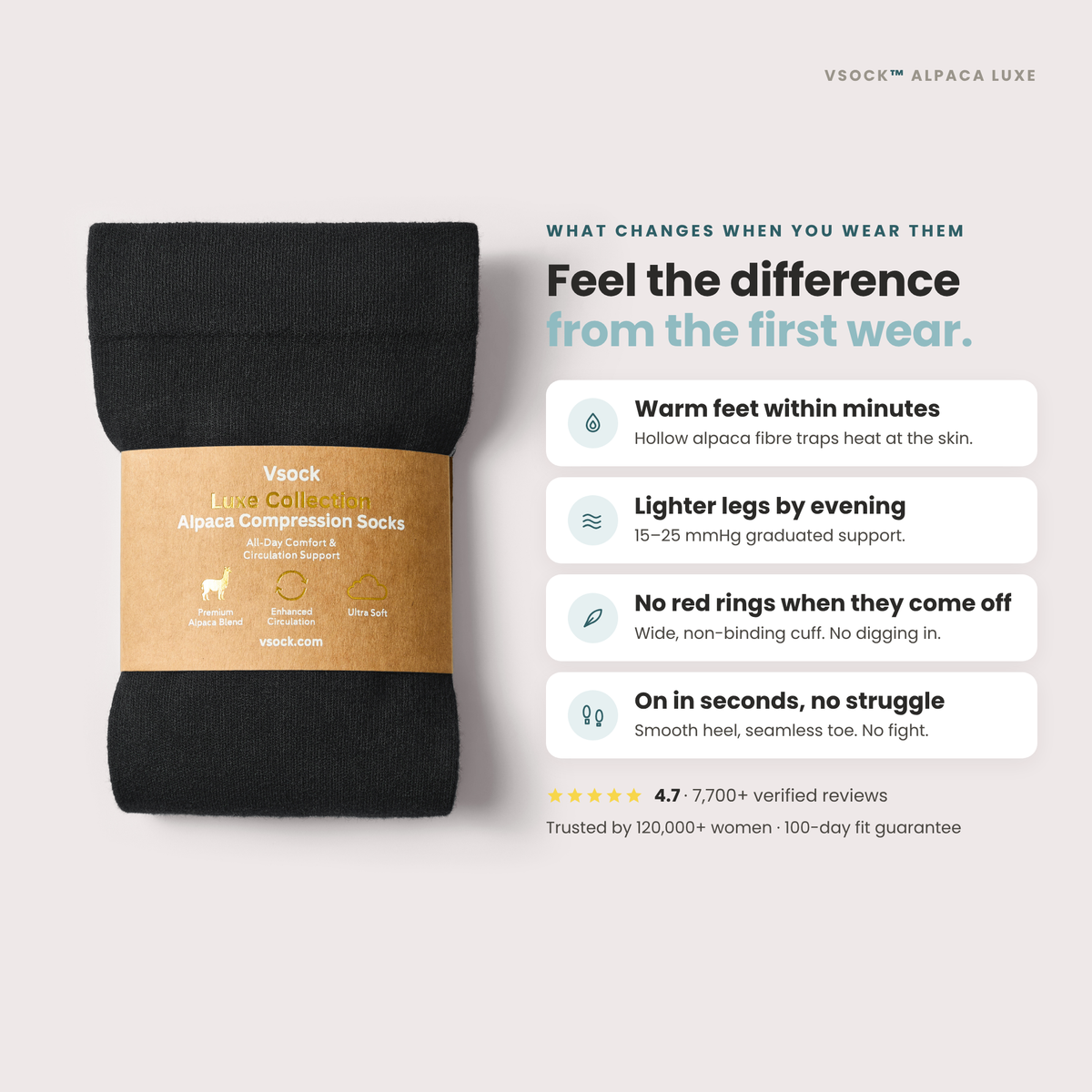 Vsock™ Alpaca Compression Socks
