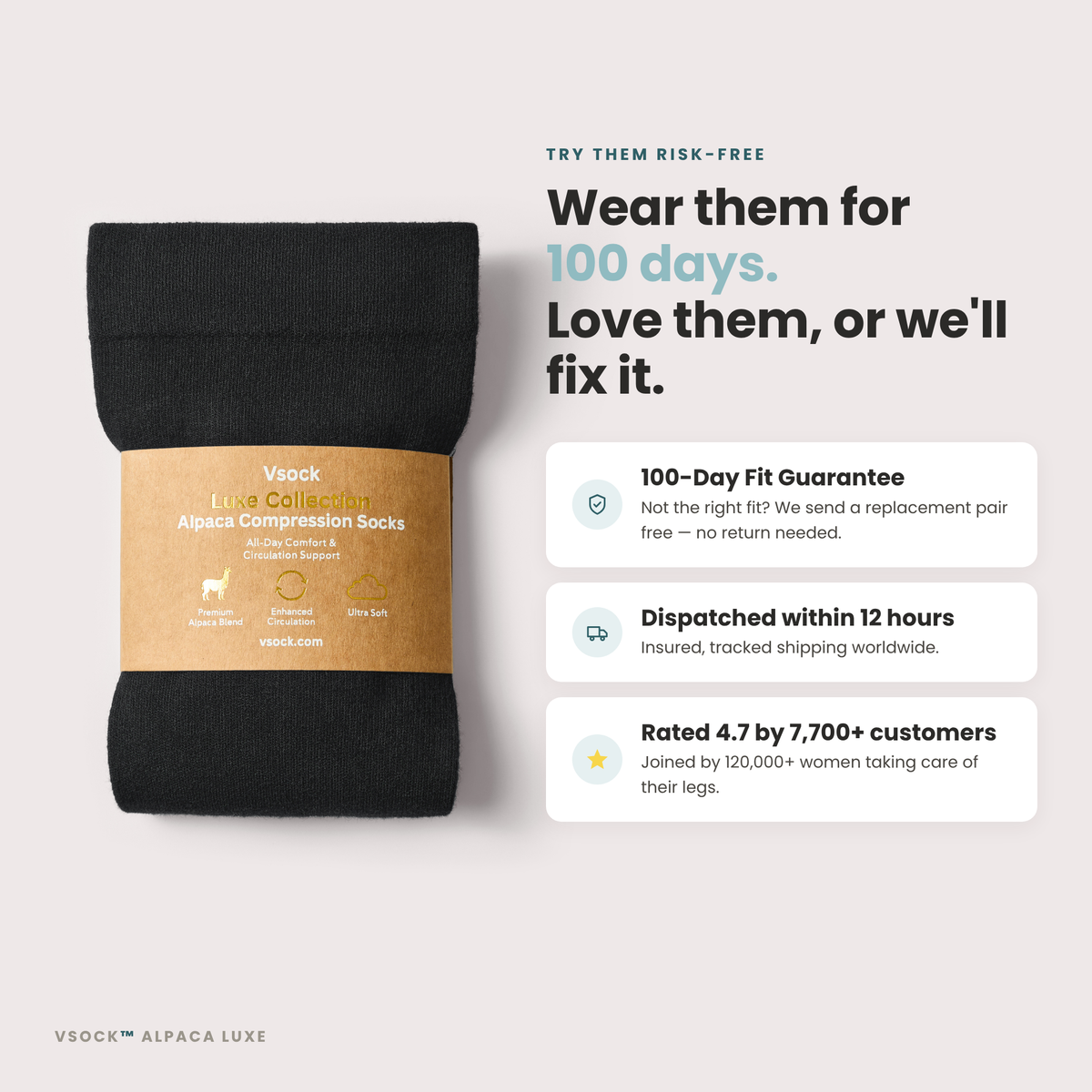 Vsock™ Alpaca Compression Socks
