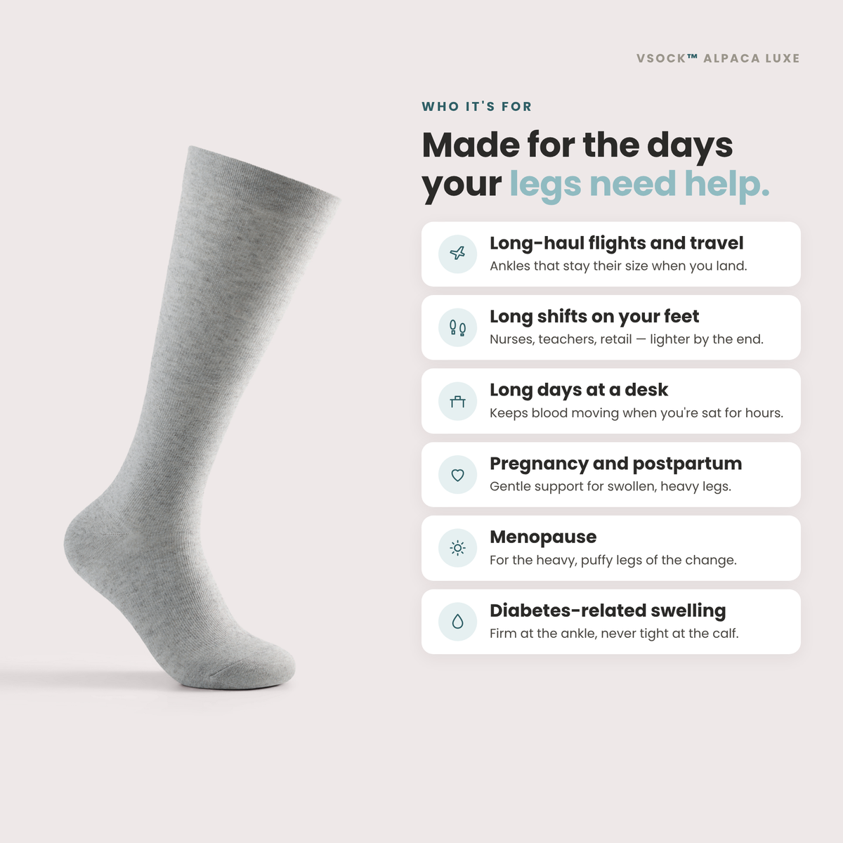 Vsock™ Alpaca Compression Socks